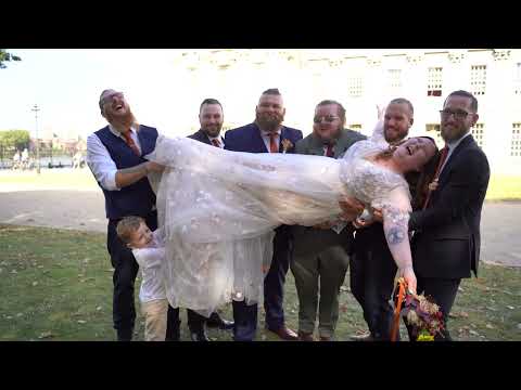 Becca & Liam wedding film at The Admiral Hardy, Greenwich