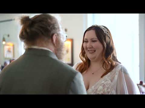 Becca & Liam wedding film at The Admiral Hardy, Greenwich